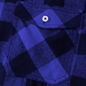Camisa de franela de algodón a cuadros para esquí y snowboard, camisas de franela de color con botones y agujeros de botón, novedad - Product Image 4