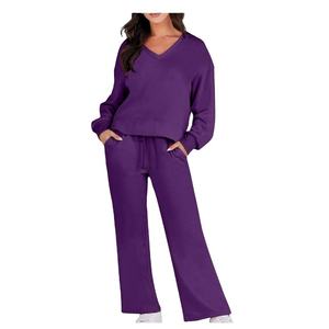 Trajes de chándal de invierno de estilo único para mujer con logotipo personalizado último diseño Casual Fitness Gym Wear XL Size Printed Techniques 2026 - Product Image 3