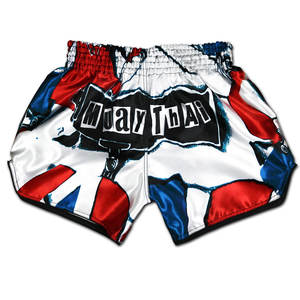 Diseña tu propio logotipo Pantalones cortos de Muay Thai para hombre más vendidos Pantalones cortos de Muay Thai transpirables de secado rápido - Product Image 1