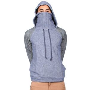 Masque facial respirant Ninja Hoodies Hommes Pull à capuche personnalisé à manches longues Chaud de haute qualité Gris Bleu Masque de ski Ninja Hoodies - Product Image 1