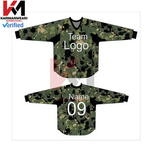 เสื้อเพนท์บอลสั่งทำพิเศษแบบซับลิเมชั่น ขายส่ง ล่าสุด ชุดทีมเพนท์บอลแบบย้อมสี  ชุดกีฬาที่ปรับแต่งได้สำหรับทีมในงานแข่งขัน - Product Image 5