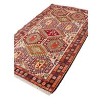 Ковер Jaipur Rugs 9x12, ручной вязки, шерсть/шелк, Pae-5291, с геометрическим узором, для гостиной, восточный, оранжевый/озелененный, толстый