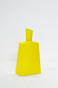 Jarrón Rectangular con Recubrimiento en Polvo Amarillo, Jarrón de Flores de Color Antiguo, Estilo Lujoso para el Hogar - Product Image 6