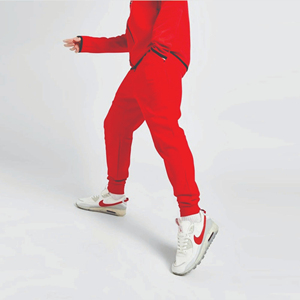 Ensemble de survêtement pour homme en molleton 100% coton, coupe ample, avec sweat à capuche et short - Product Image 3