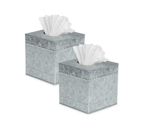 Cajas de pañuelos de Metal para decoración del hogar, caja de pañuelos de diseño único perforado, fabricante al por mayor - Product Image 5