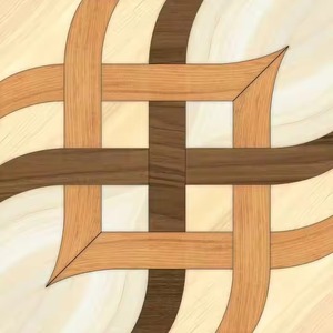 Madera libro partido 3D onda mosaico madera azulejo 30x30cm Interior pared arte decoración patrón - Product Image 4