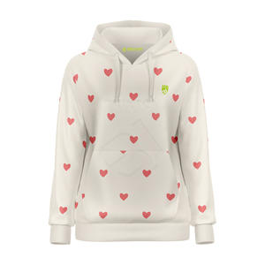 Sweat à capuche imprimé personnalisé OEM pour femme, style streetwear, pour l'hiver, vente en gros - Product Image 1