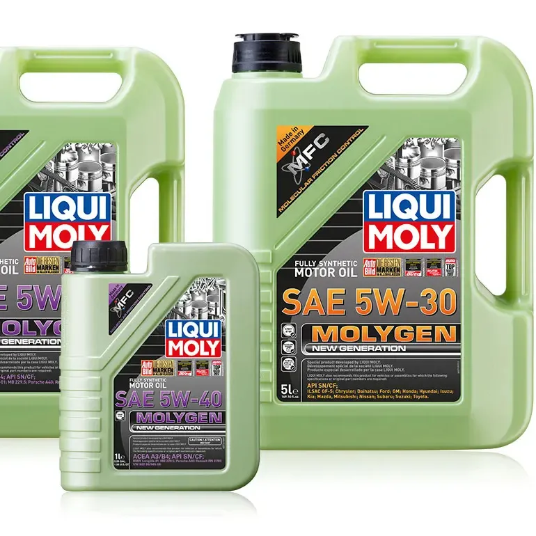 LIQUI MOLY MOTOR CLEAN 4x 5L LIQUI MOLY 10W-40 MOTORÖL KANISTER Art.-Nr.