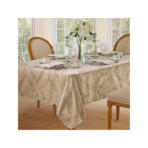 Minimalist <b>Round</b> Linen 60x120 Inch Washable Lightweight ISO 9001 Eco Friendly New Tablecloth Solid Green Washable Home Use - Product Image 6
