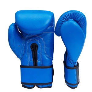 Logo personnalisé imprimé 8oz-16oz PU cuir Gants de boxe MMA formation caractéristiques de sécurité poignées pour les arts martiaux poinçonnage coups de pied - Product Image 1