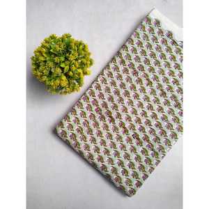 ผ้าคอตตอนแท้แบบ JBRTP77พิมพ์ลายบล็อกใยไหมสังเคราะห์สำหรับตกแต่งบ้าน - Product Image 1