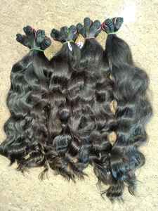 Extensions de cheveux humains indiens africains Remy 90cm de longueur Extension de cheveux de haute qualité - Product Image 5