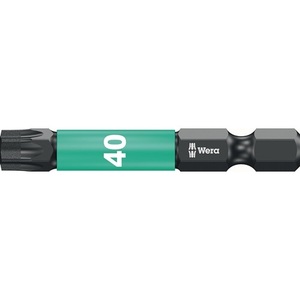 Jeu de embouts d'impact WERA 867/4 IMP DC T40 50 mm 1/4'' E6,3, accessoires pour outils électriques avec 5 embouts dans une boîte DC - Product Image 1