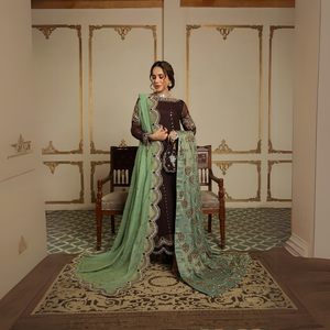 Traje de Algodón para Mujer, Estilo Indio Pakistaní, Moderno, Casual, Salwar Kameez, Listo para Usar, Elegante, Muntaha - Product Image 1