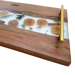 Bandeja de epoxi sostenible mejor calificada Bandejas de madera para servir alimentos Productos únicos para utensilios de cocina y artículos para el hogar - Product Image 3