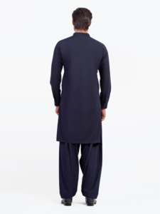 Salwar Kameez pakistaní para hombre, estilo casual elegante, ropa islámica tradicional, corte regular para oficina, uso diario y Eid. - Product Image 5