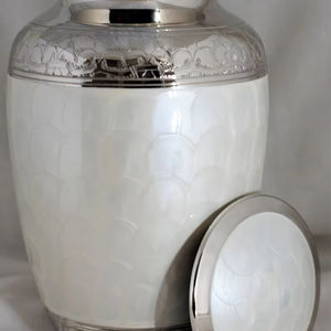 Handcrafted Urn for Human Ashes | Premium <b>Memorial</b> Keepsake | Premium Adult brass Urn Box - Product Image 1