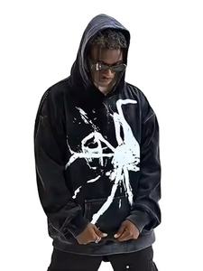 Custom Y2K Goth <b>Hoodie</b> 100% Cotton Unisex Oversized Streetwear Sweatshirt Men Women Vintage Harajuku Fashion - Product Image 4