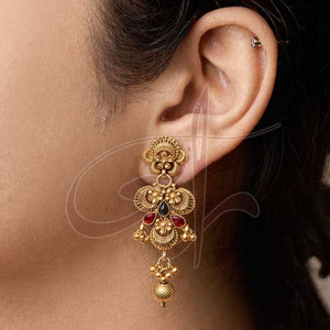 Juego de Joyería Clásica Chapada en Oro para Compromiso, Fiesta y Boda con Piedras con Patrones para Mujer - Product Image 3