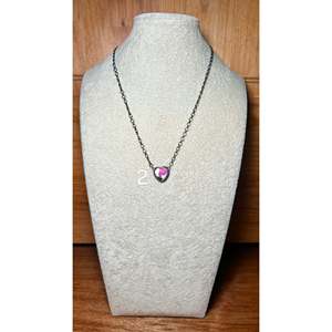 Collier style vintage Navajo, avec dahlia en coton sucré et argent sterling, chaînes en alliage en forme de cœur et de chiffres, perles, idéal pour cadeau de fête - Product Image 4