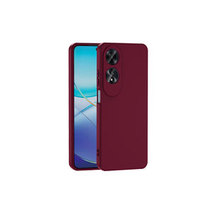 Netzy Premium Silicone Case for Oppo A60 Safa Mara Edition Dark <b>Purple</b> Luxury Protective Cover with Retail Packaging - Product Image 1