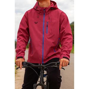 Chaqueta con logotipo al por mayor, chaqueta de fútbol softshell con cremallera y marca personalizada para hombre, cortavientos vintage - Product Image 6