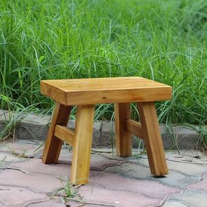 <span class=keywords><strong>Tabouret</strong></span> en bois massif traditionnel en gros, petit <span class=keywords><strong>tabouret</strong></span> bas nostalgique pour enfants, banc de lavage et de danse pour l'entrée de la maison - Product Image 1