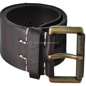 Cinturón de cuero genuino para hombre, Correa informal de cuero genuino de alta calidad, a la moda, con hebilla de rodillo de diseñador, 2023 - Product Image 3