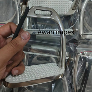 Meilleures étriers de selle pour jeunes, étriers western, équipement équestre, équipement de sécurité équestre, bottes de cheval avec poignée en caoutchouc diamant - Product Image 1