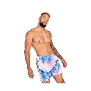Adidas Originals Palm Swim Short de bain pour homme Couleur : Rose/Bleu 100% authentique - Product Image 3