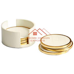 Posavasos de Latón Redondos con Diseño Personalizado para Restaurantes y Oficinas, Diseño de Tendencia - Product Image 1