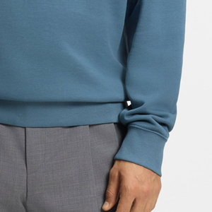 Sweat-shirt pour homme coupe classique / Prix de gros avec col zippé montant, pull de haute qualité avec logo personnalisé, vêtement décontracté 2026 - Product Image 4