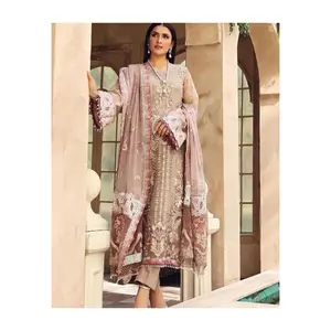 批发印度和巴基斯坦婚宴礼服女性Salwar Kameez设计女士Shalwar Kameez 2024