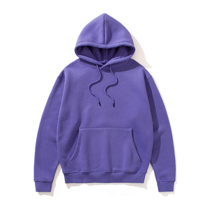 Sudadera con capucha de algodón de alta calidad para hombre, manga larga, bolsillos delanteros, moda, patrón sólido, sudadera de punto, informal para niños, servicio OEM - Product Image 3
