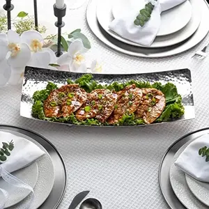 Superbe plateau à chocolat unique en argent, parfait pour la table d'affichage des desserts servant des chocolats et des célébrations - Product Image 4