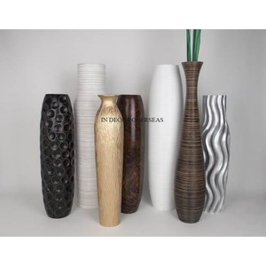 Diseño personalizado y logotipo disponible, la mayoría de los diseñadores únicos de lujo, jarrón de flores hecho de metal de alta calidad estándar, suministro de la India - Product Image 1