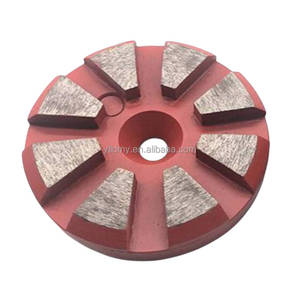 Disque de meulage de 3 pouces compatible <span class=keywords><strong>HTC</strong></span> et Husqvarna avec <span class=keywords><strong>8</strong></span> segments biseauté<span class=keywords><strong>s</strong></span> EZchange pour le polissage des sols en béton et en pierre - Product Image 1