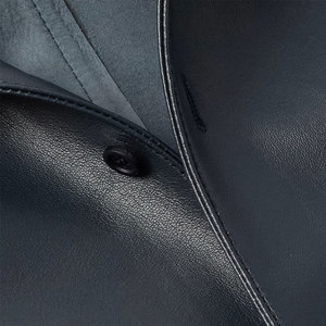 เสื้อหนังแขนยาวครึ่งแขนสำหรับผู้ชายมีสไตล์สำหรับชุดลำลองออกแบบโลโก้ได้ตามต้องการ - Product Image 6