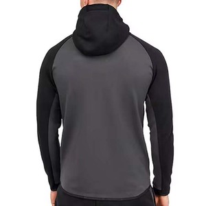 Sudadera con Capucha para Hombre, Informal, de Tela Gruesa, con Ajuste Regular, Transpirable, de Secado Rápido, 100% Algodón, Servicio OEM - Product Image 2