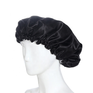 2025 venta al por mayor de gorro de pelo de satén de seda personalizado de alta calidad para mujeres ropa de moda de alta calidad diseño personalizado - Product Image 4