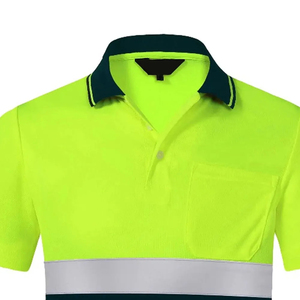 2025 OEM Custom <b>Men</b> Hi Vis Work Polo Safety <b>Shirts</b> High Visibility Workwear Uniform Polo <b>T</b>-<b>Shirts</b> for Construction - Product Image 3