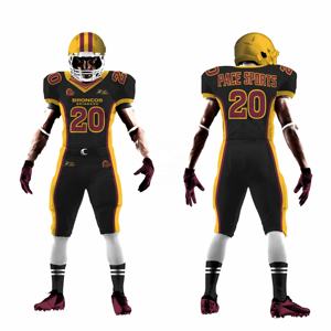 2025ชุดยูนิฟอร์มอเมริกันฟุตบอลสำหรับผู้ชายชุดเล่นกีฬาแบบสั่งตัดใส่สบายเป็นทีม - Product Image 5