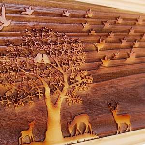 Handmade Wooden <b>Box</b> Funeral Cremation Urns <b>for</b> Human <b>Ashes</b> Adult Large - Burial Urns <b>for</b> Columbarium - Product Image 2