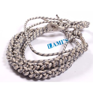 Aiguillette uniforme ceremonial de cordón de hombro dorado de buena calidad personalizado de fábrica a la venta - Product Image 5