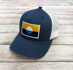 Personalized Logo Structured Breathable Mesh <b>Corduroy</b> Trucker Hat Performance Comfortable Energetic <b>Cap</b> for Summer Made Vietnam - Product Image 2
