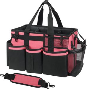 Organizador de Cocina con Asa y Correas para Hombro, Bolsa de Poliéster de Gran Capacidad con 4 Divisores Plegables, ¡Oferta! - Product Image 1