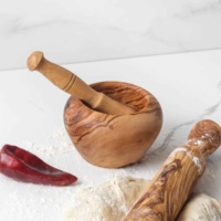 ArtisRaw Outils culinaires en bois durables et écologiques personnalisables, ustensiles de cuisine personnalisés - 3 pièces, antiadhésifs, sans danger pour les aliments