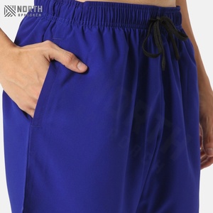 Shorts décontractés pour hommes respirants, taille mi-haute, imprimé, séchage rapide, fermeture à cordon, couleur bleue, service OEM, shorts de basket-ball d'été - Product Image 5