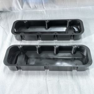 COUVERCLE <span class=keywords><strong>DE</strong></span> VALVE, FABRIQUÉ EN ALUM, <span class=keywords><strong>BBC</strong></span> Tall Fab W/Trou d'évacuation du boîtier <span class=keywords><strong>de</strong></span> manivelle, Rail <span class=keywords><strong>de</strong></span> billette - Product Image 5