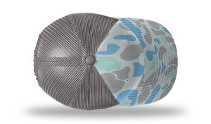 Casquette de camionneur unisexe en coton 100% de haute qualité, 6 panneaux, logo brodé 3D personnalisé, imprimé, maille pré-courbée, style sportif et outdoor, camouflage - Product Image 3